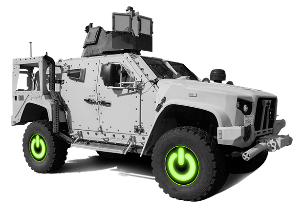 Power Transfer Cohort Electric Humvee